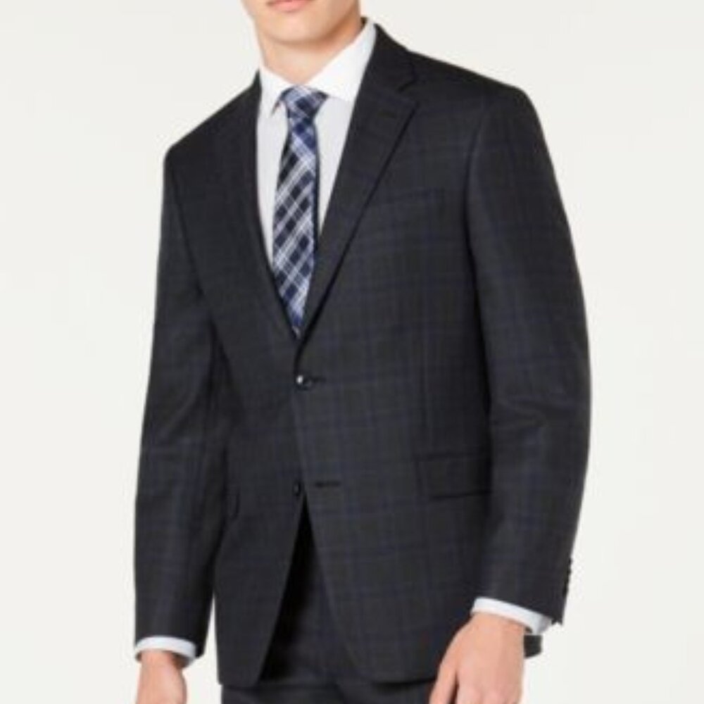 Tommy Hilfiger Men's Modern-Fit 2-PC SUIT - Blue/Charcoal